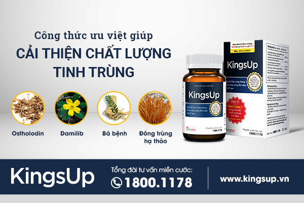 KingsUp – Giải pháp cải thiện chất lượng tinh trùng, giúp tăng khả năng thụ thai tự nhiên 1