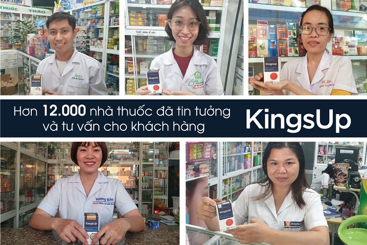 KingsUp - Sản phẩm được hơn 12.000 nhà thuốc tin tưởng và tư vấn cho người tiêu dùng 1