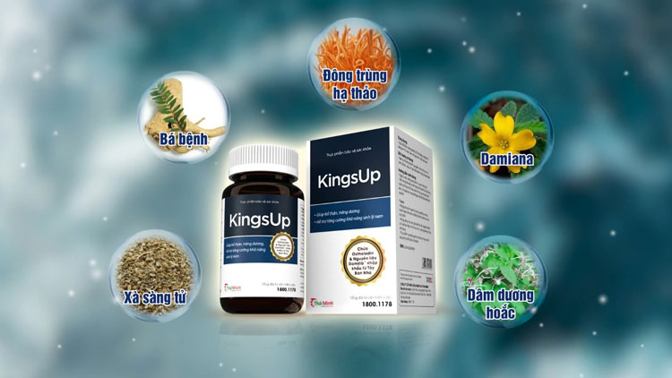 KingsUp – Công thức hoàn hảo chứa Damilib giúp cải thiện suy giảm Testosterone ở nam giới 1