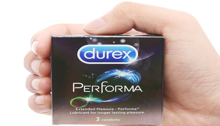 Bao cao su Durex performa khá phổ biến trên thị trường