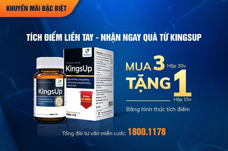 KingsUp – Giải pháp ưu việt giúp tăng cường sức khỏe sinh lý cho Nam giới Việt