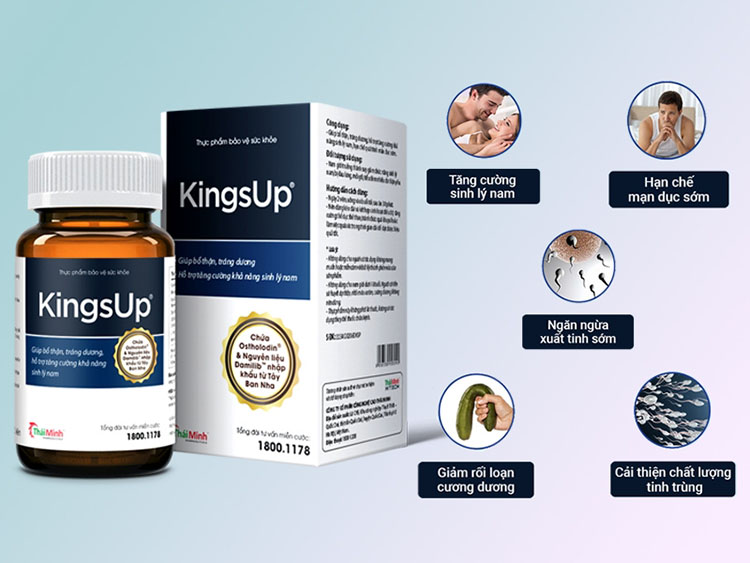 KingsUp - Giải pháp an toàn, hiệu quả cho nam giới bị xuất tinh sớm