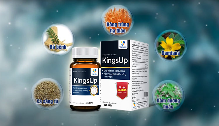 Viên uống tăng cường sinh lý nam KingsUp - Giá bán và cách sử dụng hiệu quả