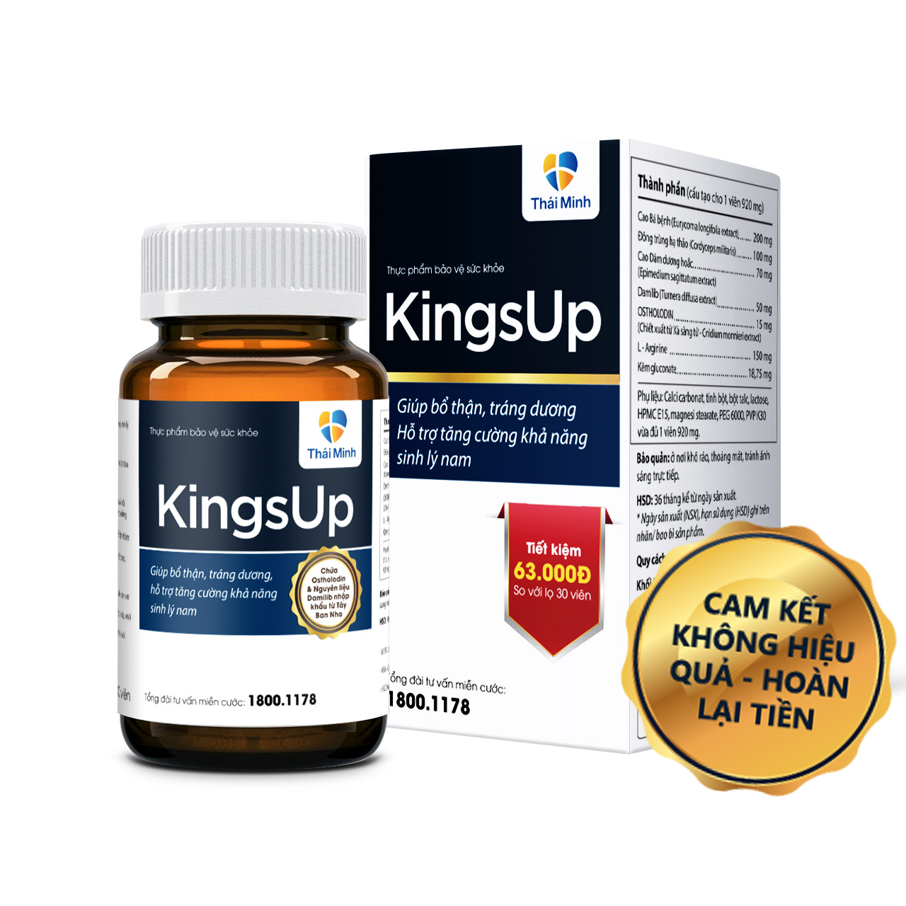 Viên uống tăng cường sinh lý nam KingsUp - An toàn và hiệu quả