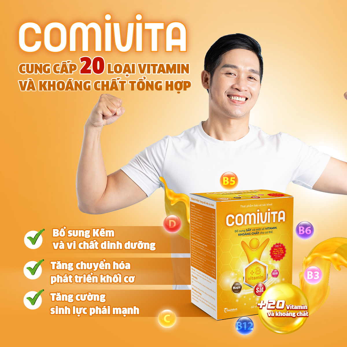 Viên uống Comivita - Vitamin tổng hợp cho nam giới